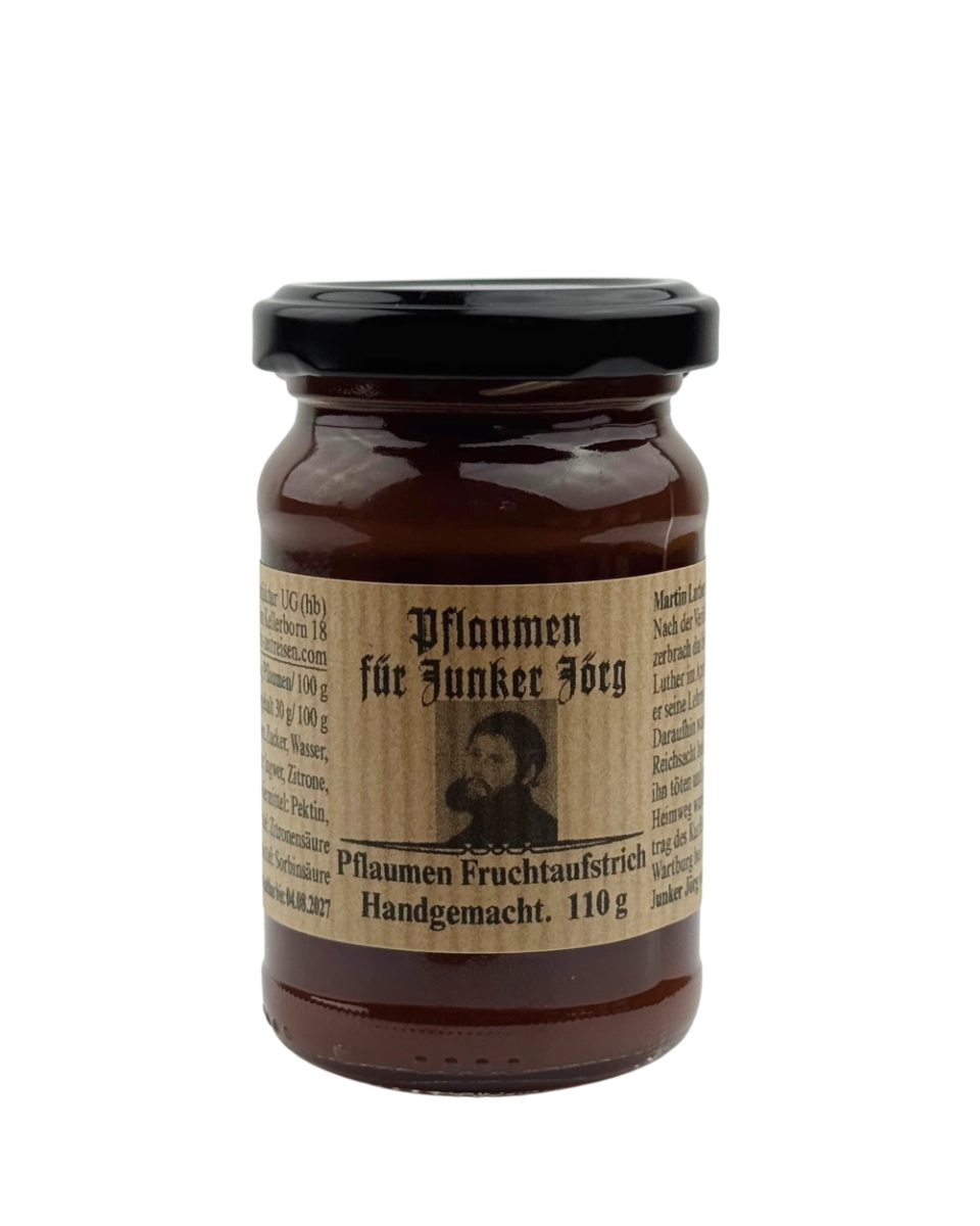 Pflaumen für Junker Jörg (Pflaumen Fruchtaufstrich)