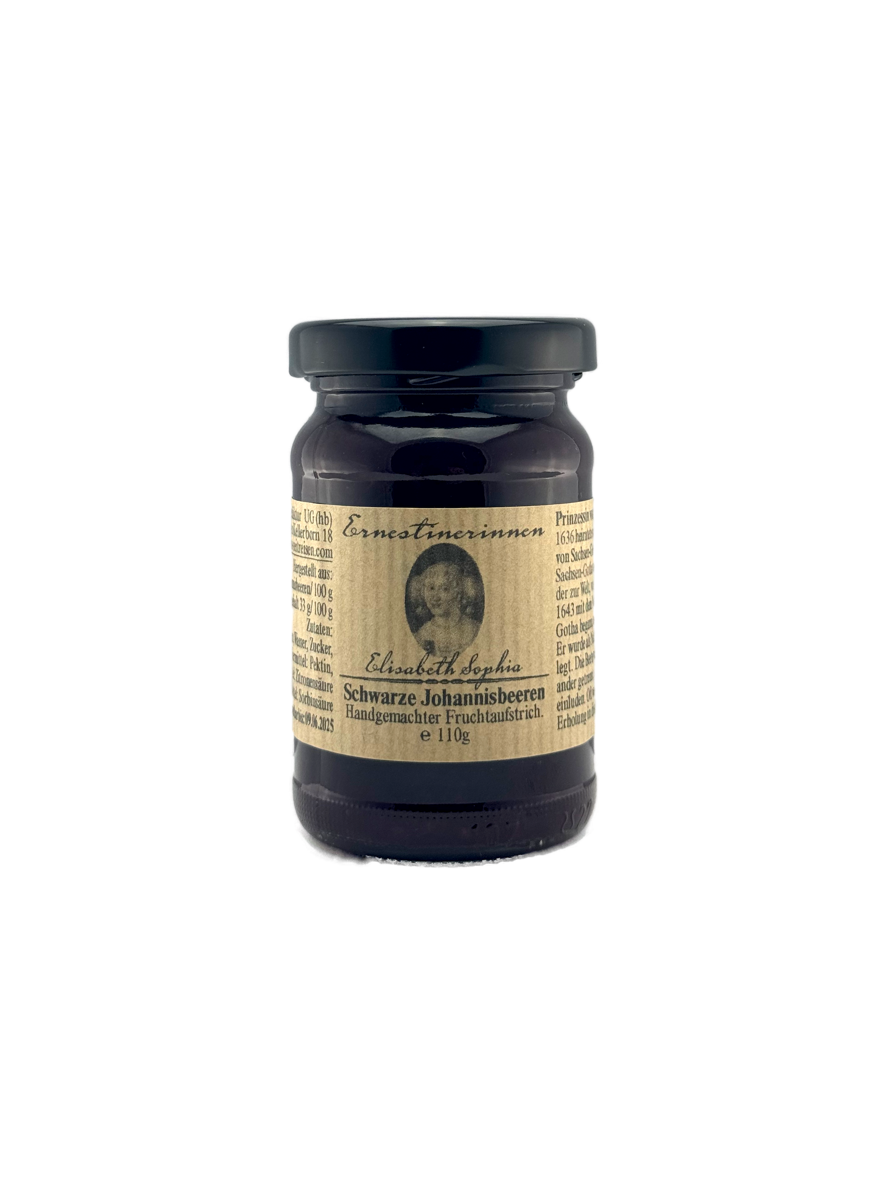 Elisabeth Sophia, Schwarze Johannisbeeren, Handgemachter Aufstrich