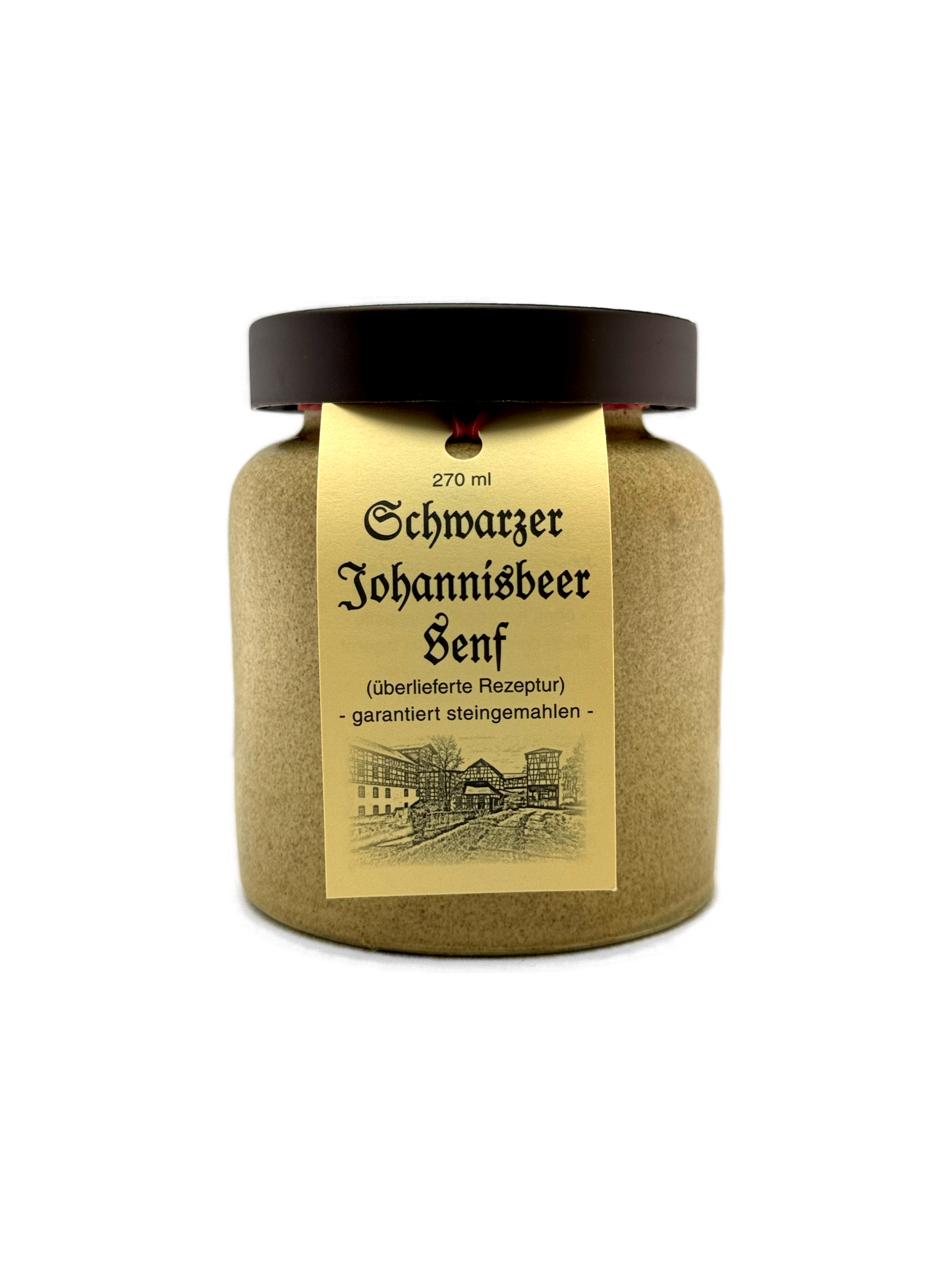Schwarzer Johannisbeersenf, Senfmühle Kleinhettstedt