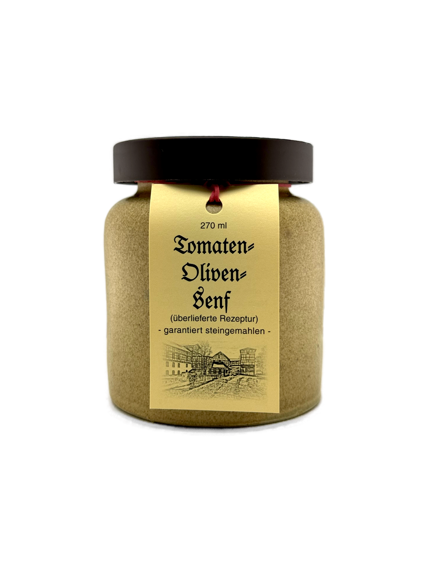 Tomaten-Oliven-Senf, Senfmühle Kleinhettstedt