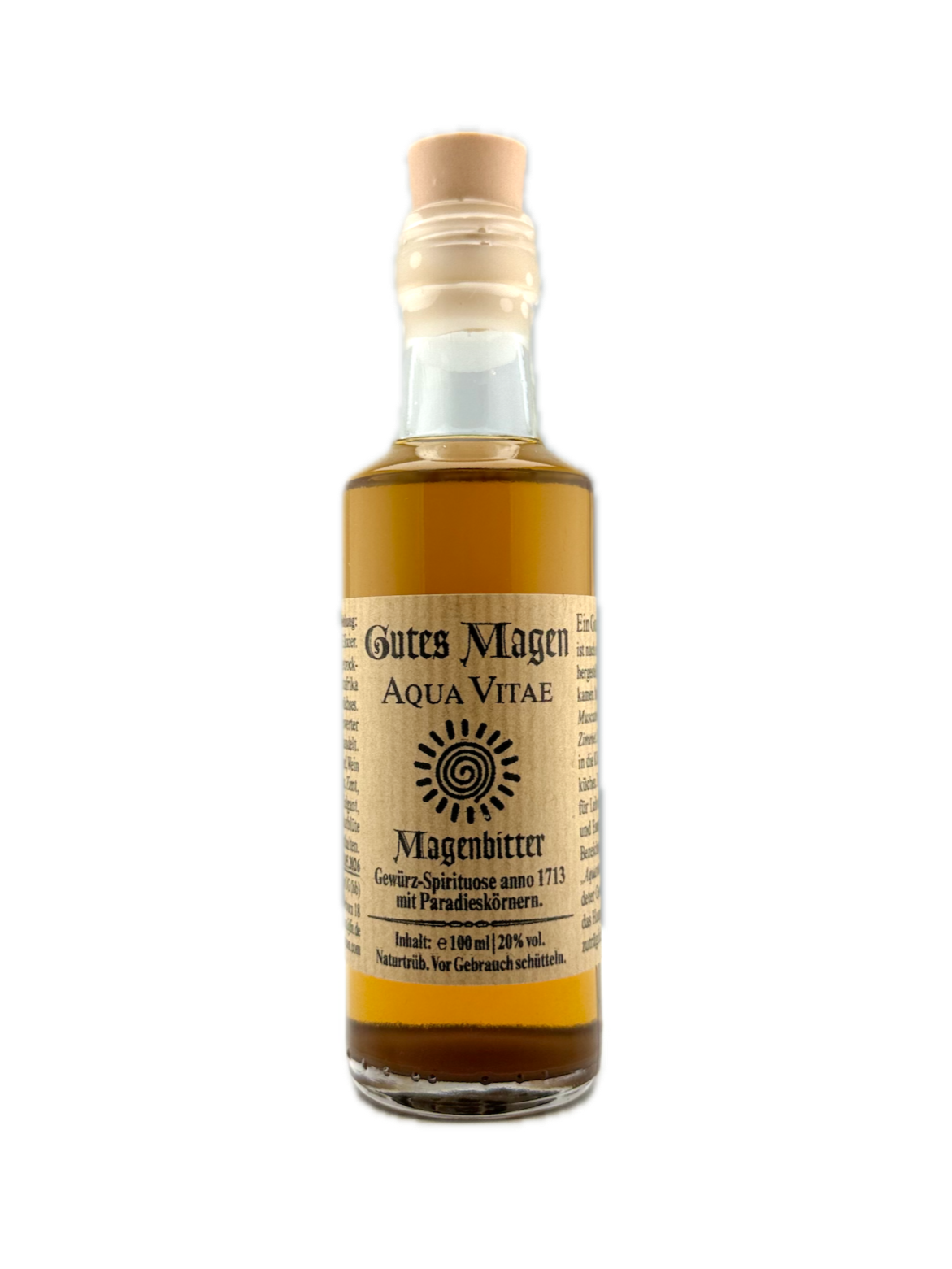 Gutes Magen Aquavitae, Magenbitter (20% Vol.)