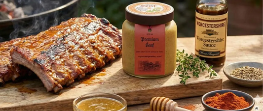 Rippchen und Premiumsenf
