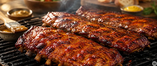 Senf-BBQ-Rippchen (AI)