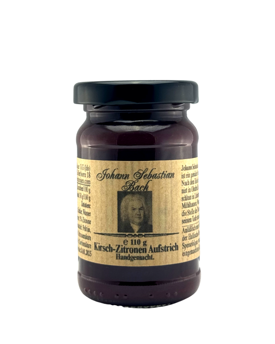 Kirsch-Zitronen-Aufstrich -  Johann Sebastian Bach